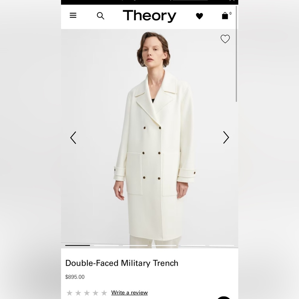 Theory military coat